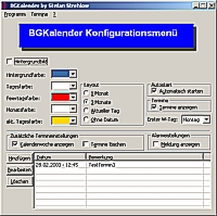 Screenshot für BGKalender